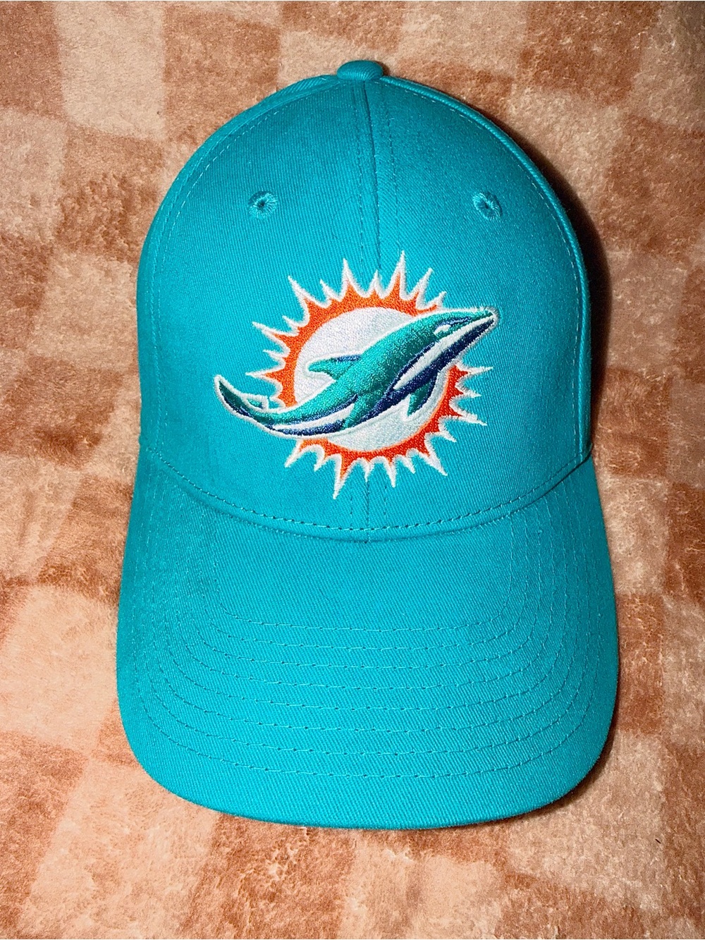 Hat with NFL team logo (Miami Dolphins)